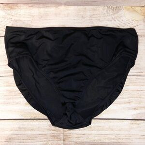 Coldwater Creek Black Bikini Bottoms Size 8